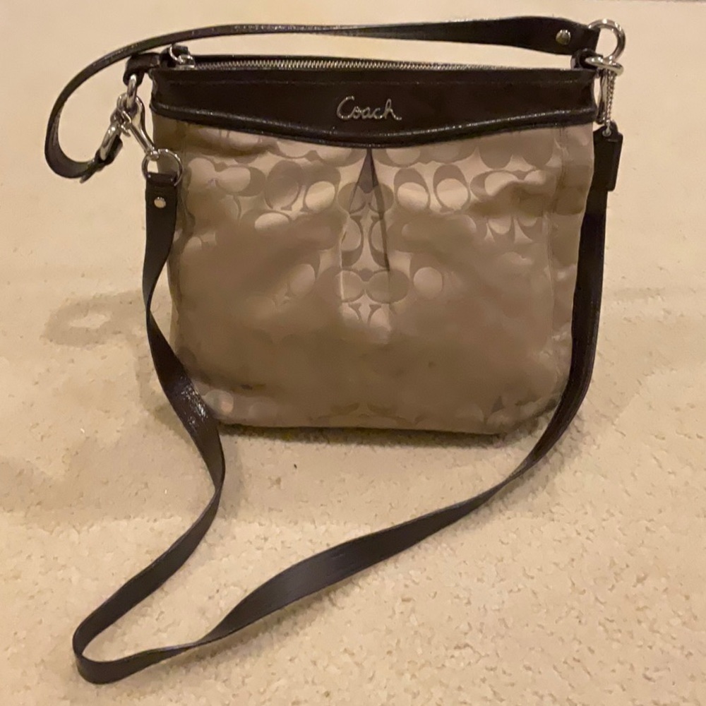 Coach Signature C Canvas and leather bag